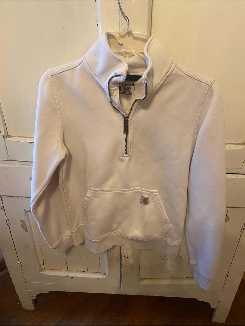 Carhartt Women's cream Quarter-Zip Pullover